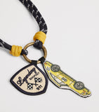 Bonpoint Porsche leather keyring - British product