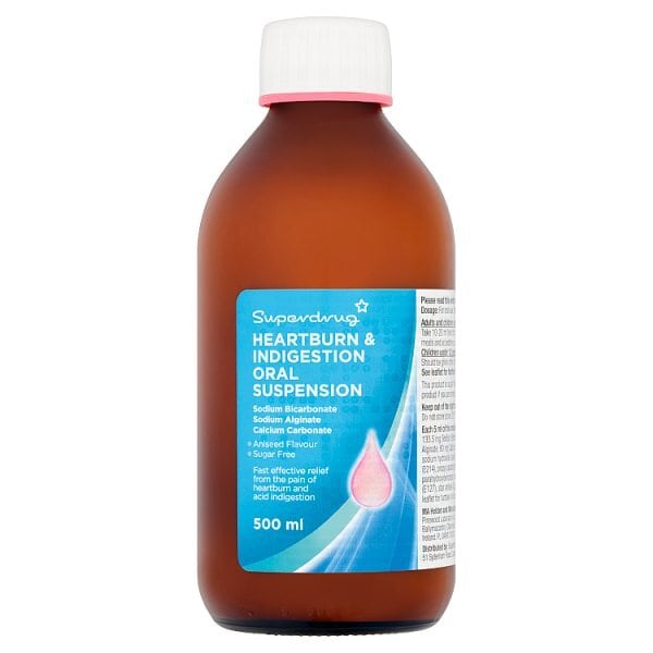 Superdrug Indigestion & Heartburn Relief Aniseed 500ml