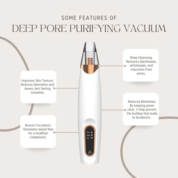 Erth Beauty deep pore purifying vacuum device - British product