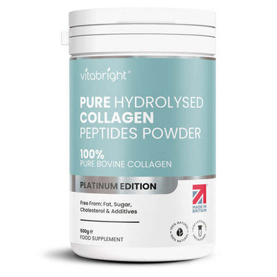 Superdrug VitaBright 100% Pure Bovine Collagen Peptides Powder 500g- Buy online at McGrocer