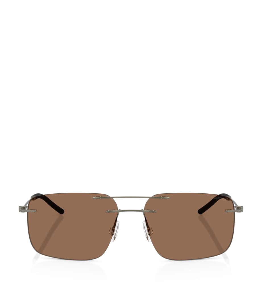 Moncler Steel Doppler sunglasses Italian design, imported from the UK