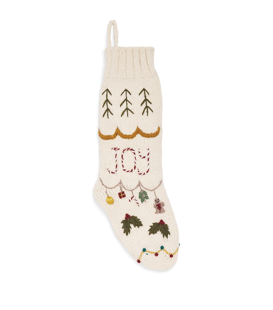 Shirley Bredal Joy Christmas stocking 55cm (British brand)
