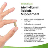 Multivitamin Supplements  - 26 High Strength Vegan Vitamins GOODS Superdrug   