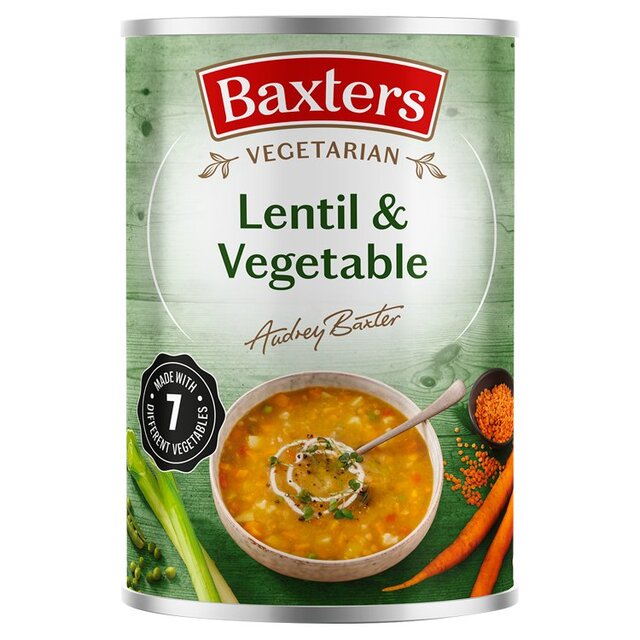 Baxters Vegetarian Lentil & Vegetable Soup   400g