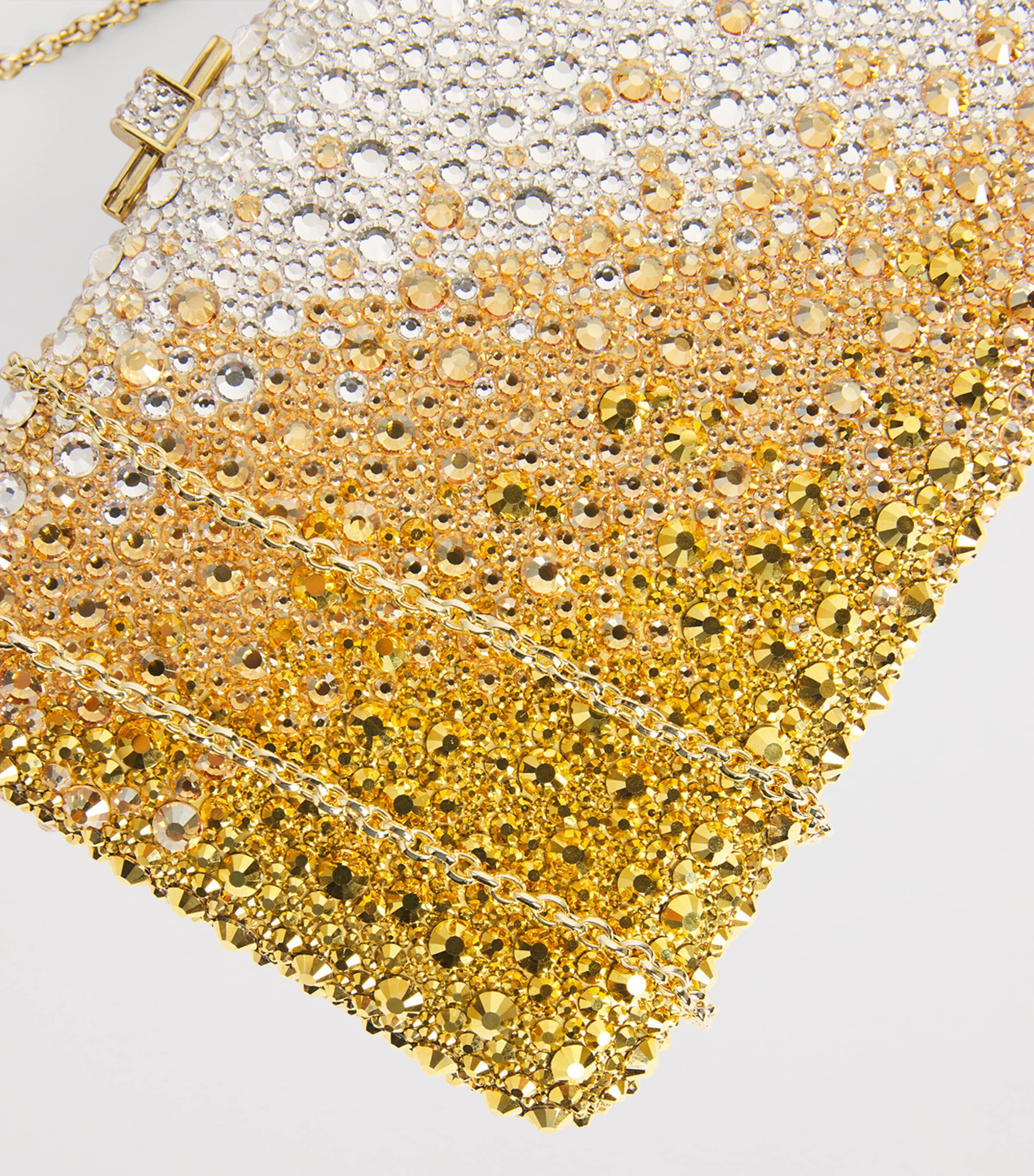 Judith Leiber Slim Slide Gradient Caviar Clutch Bag, imported from the UK