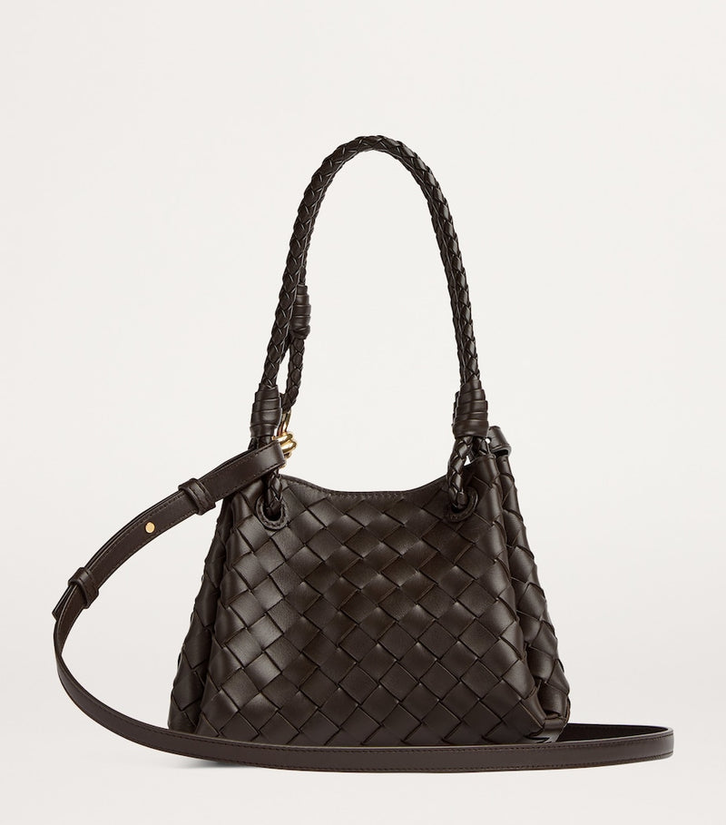 Bottega Veneta small Parachute shoulder bag lambskin leather - British product