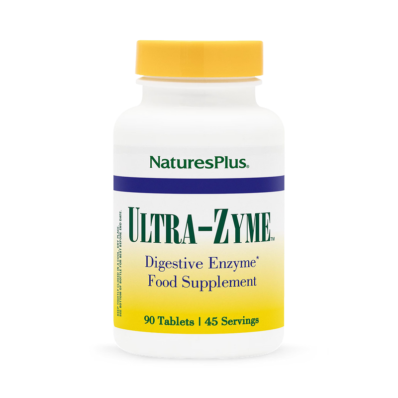 NaturesPlus Ultra-Zyme digestive enzyme tablets 90 tablets (British brand)