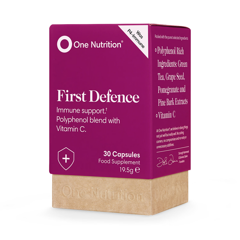 One Nutrition First Defence 30 capsules immune support supplement (British brand)
