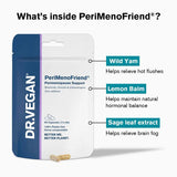 DR.VEGAN PeriMenoFriend supplement 30 day supply, imported from the UK