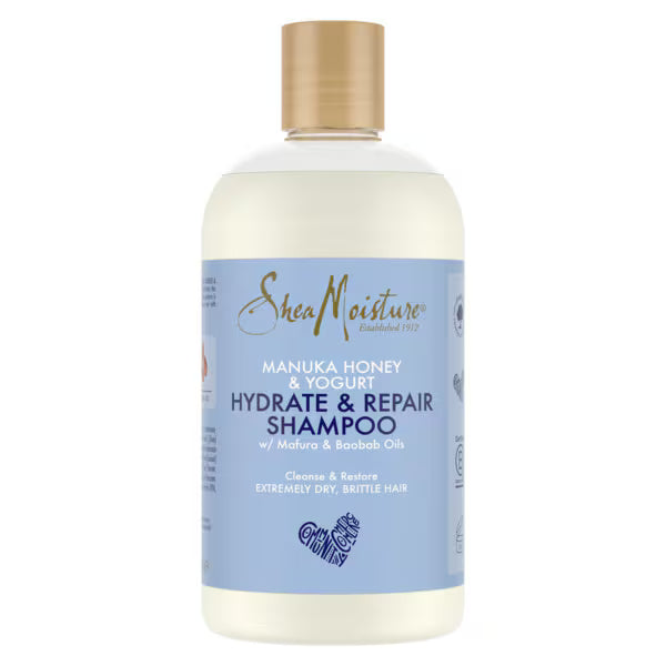 SheaMoisture Manuka Honey Hydrate and Repair Shampoo 384ml (British brand)