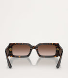 Dolce&Gabbana acetate rectangle sunglasses dark grey lenses, UK version