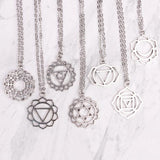 Myga chakra necklace third eye pendant stainless steel - British product