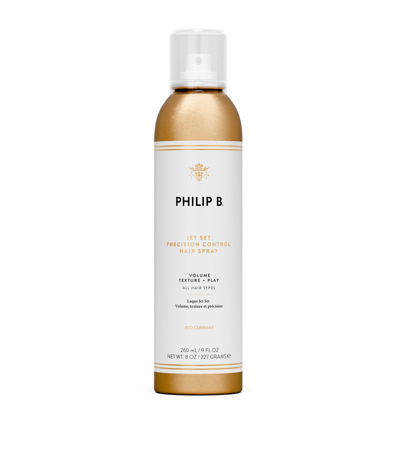 Philip B Jet Set Precision Control Hair Spray 260ml, imported from the UK