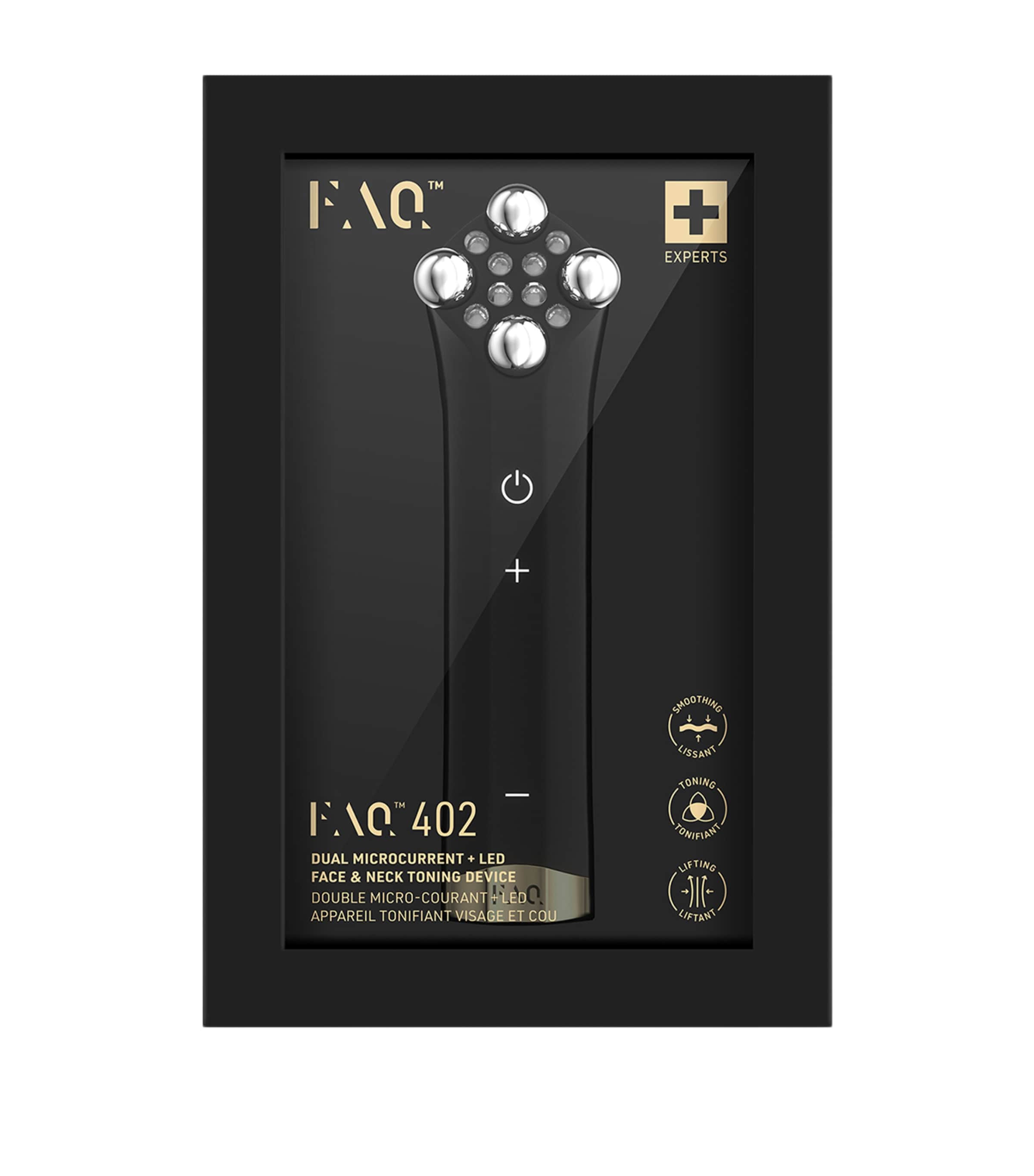 FAQ 402 Dual Microcurrent Red LED Toning Device - British product