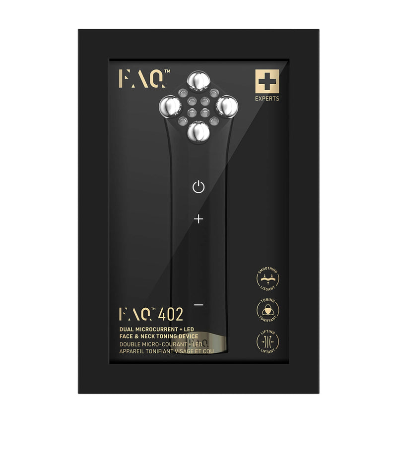 FAQ 402 Dual Microcurrent Red LED Toning Device - British product