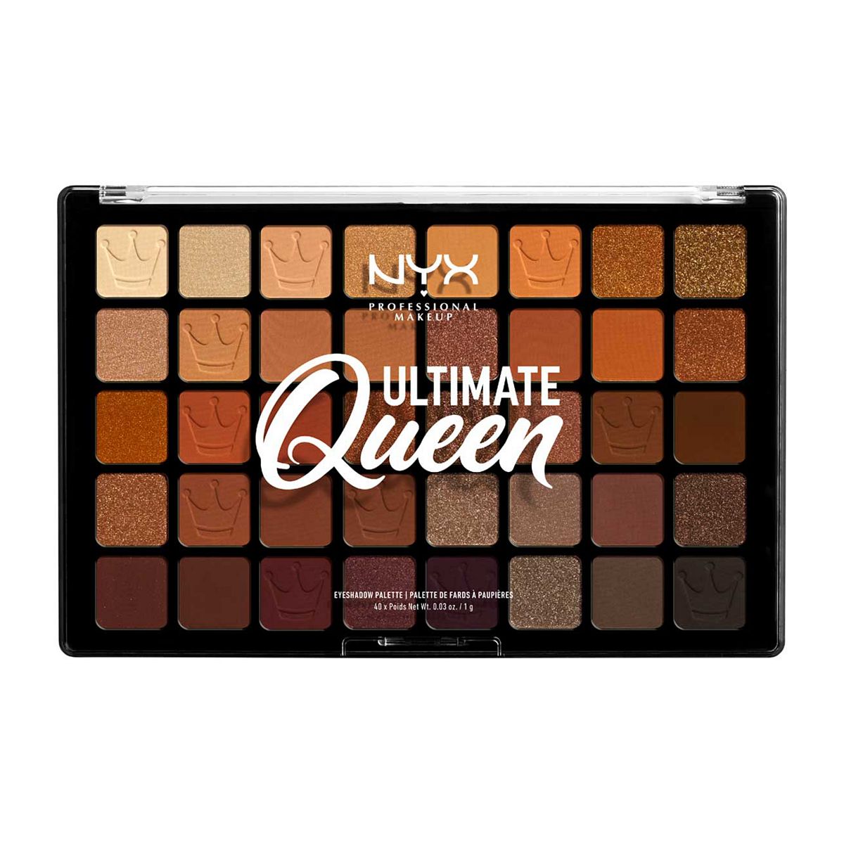 NYX Professional Makeup Ultimate Queen Shadow Palette - 40 Shades 40g GOODS Boots   