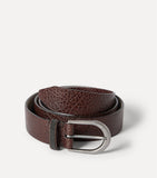 Brunello Cucinelli hammered calfskin belt with monili beading (British brand)