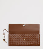 Bottega Veneta Andiamo leather clutch bag - British product