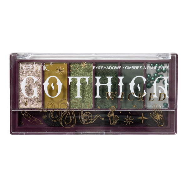 Technic Gothica Wicked eyeshadow palette 6 pans, UK version