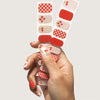 Mylee gel nail wraps Berries & Cream, imported from the UK