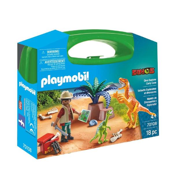 Playmobil 70108 Dino Explorer Carry Case Toys & Kid's Zone M&S   