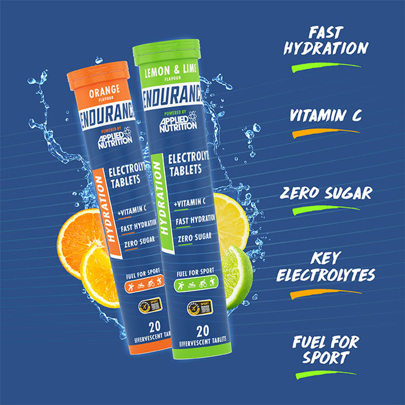Applied Nutrition electrolyte tablets orange 20 count - British product
