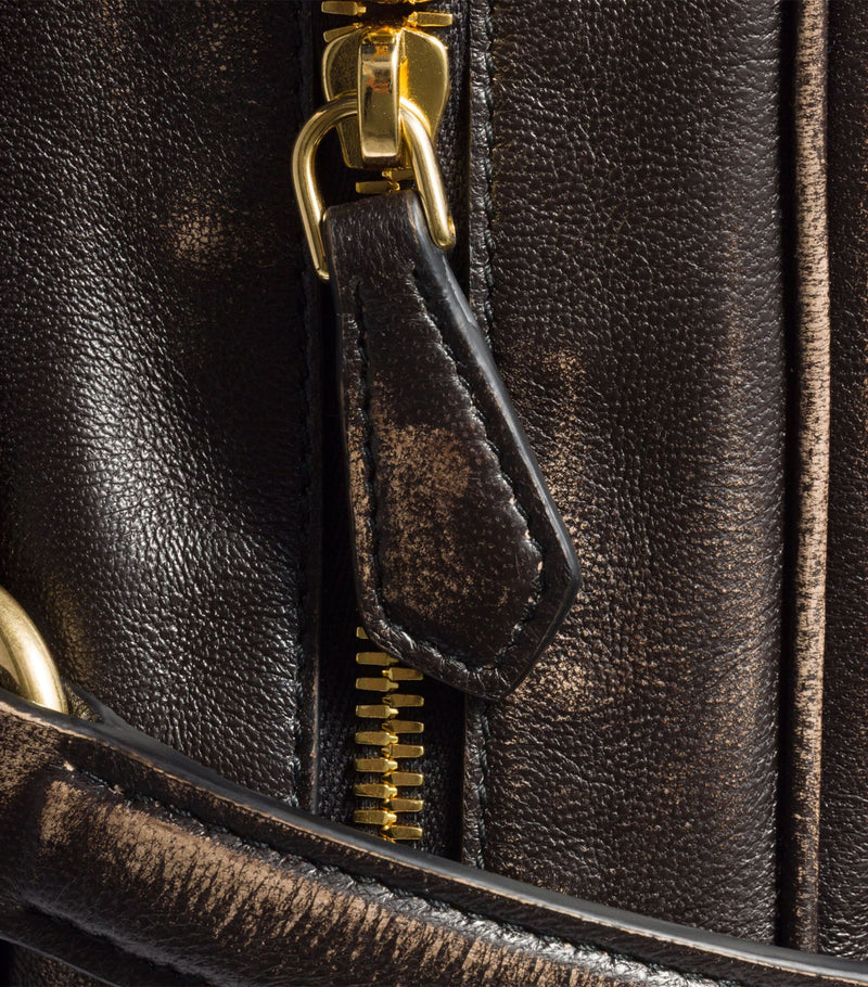 Miu Miu nappa leather top-handle bag with pockets, UK version