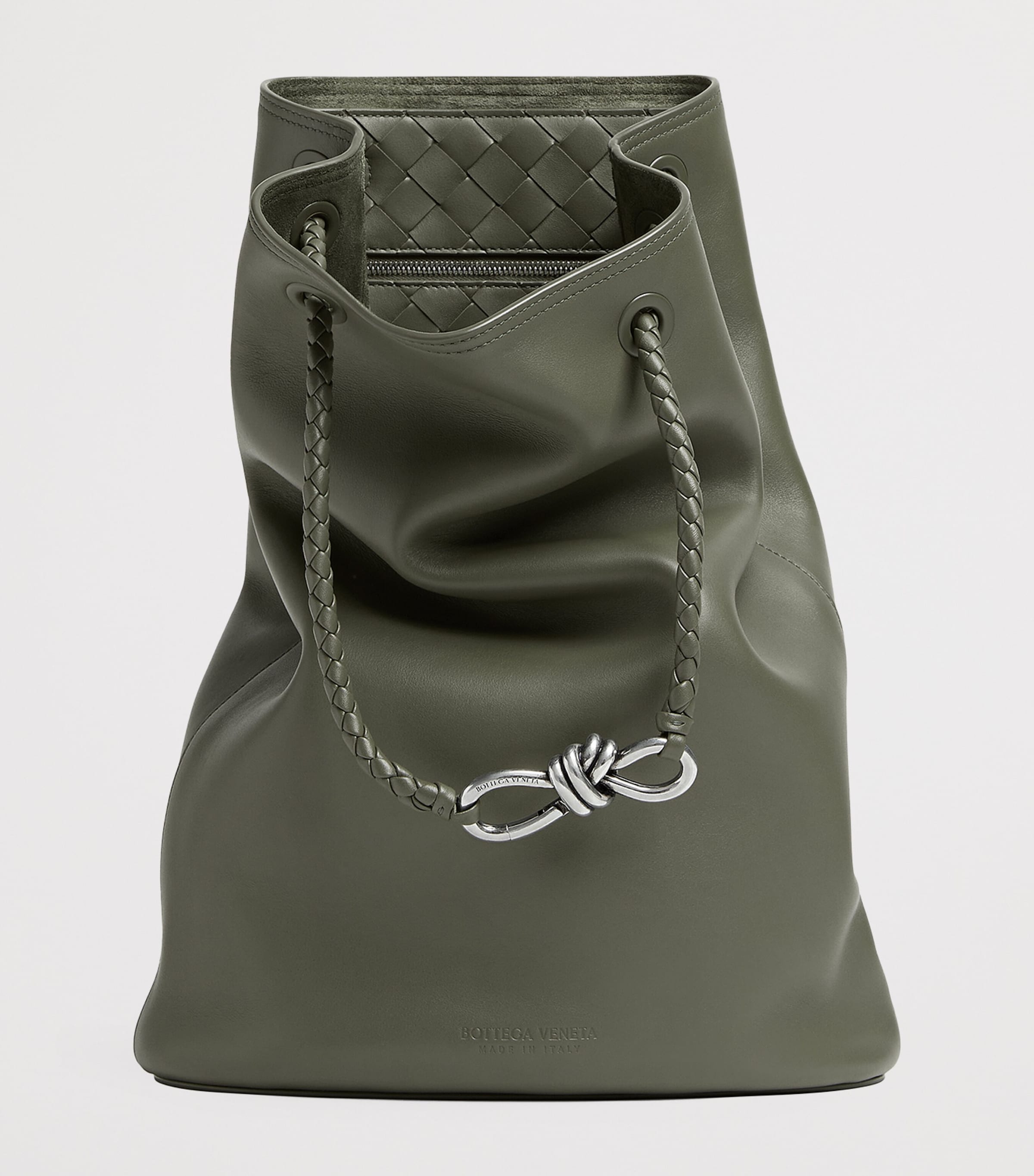 Bottega Veneta Andiamo leather backpack (British brand)