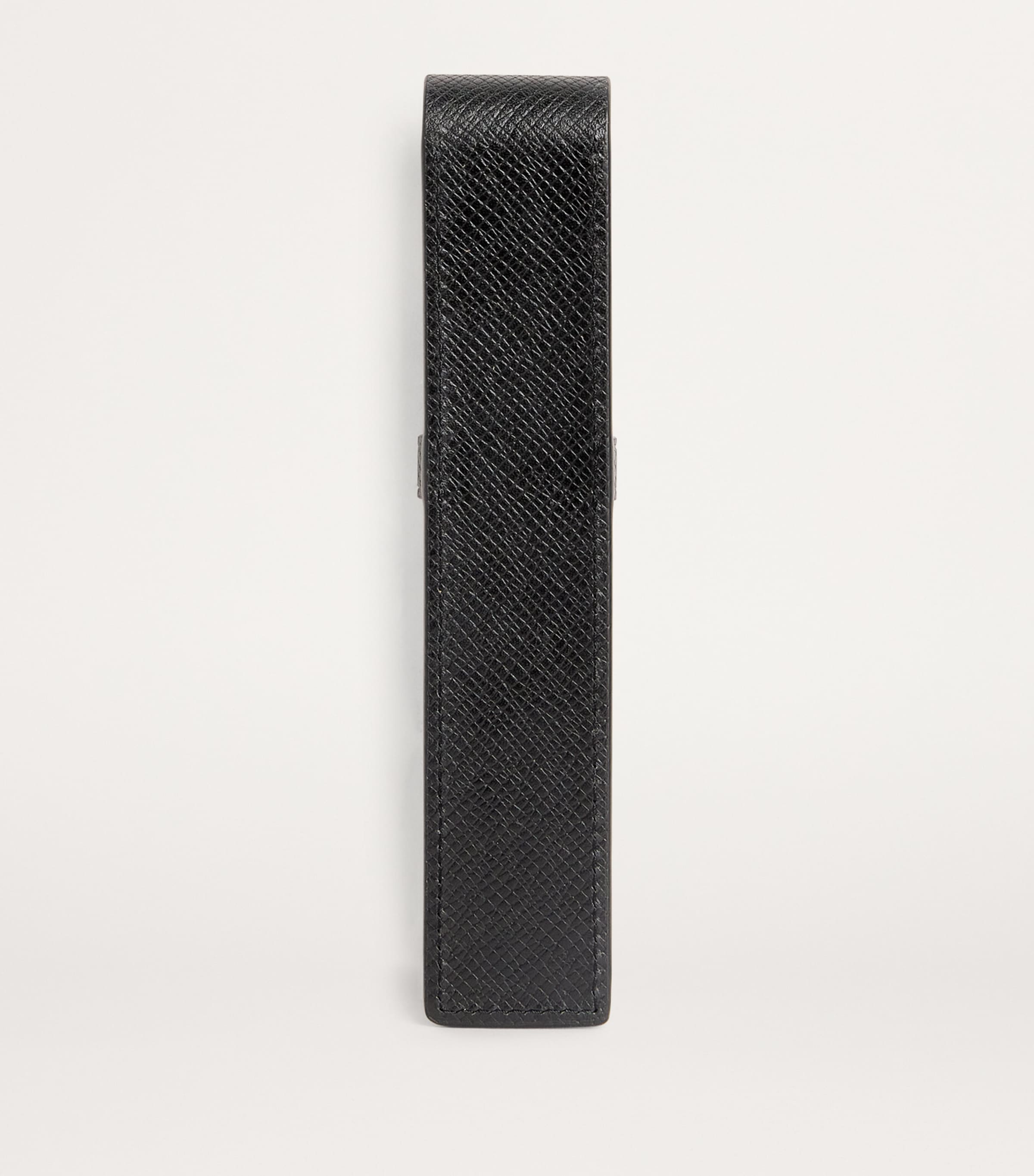 Harrods leather pen sleeve with engraved logo, UK version