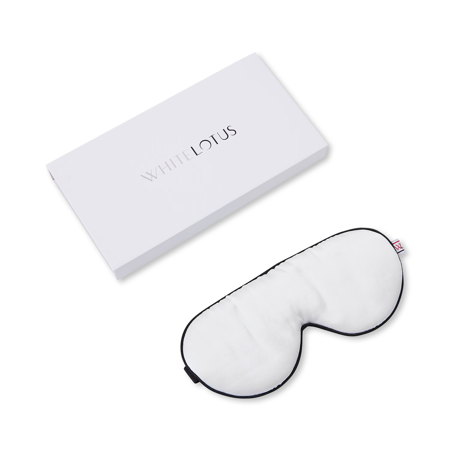White Lotus Beauty 100% mulberry silk sleep mask 19 momme, imported from the UK