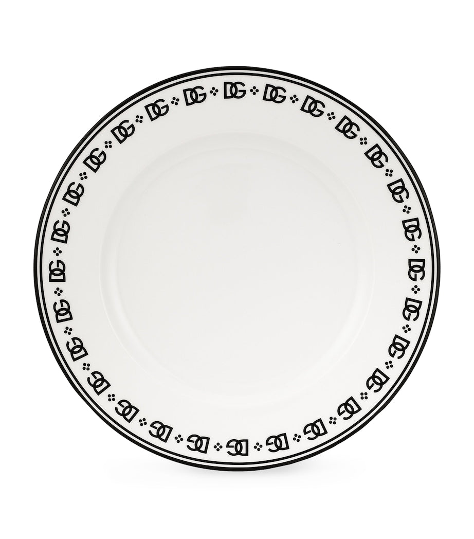 Dolce&Gabbana Casa porcelain DG logo plate 31cm, imported from the UK