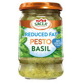 Sacla Reduced Fat Basil Pesto 190g Italian Sainsburys   