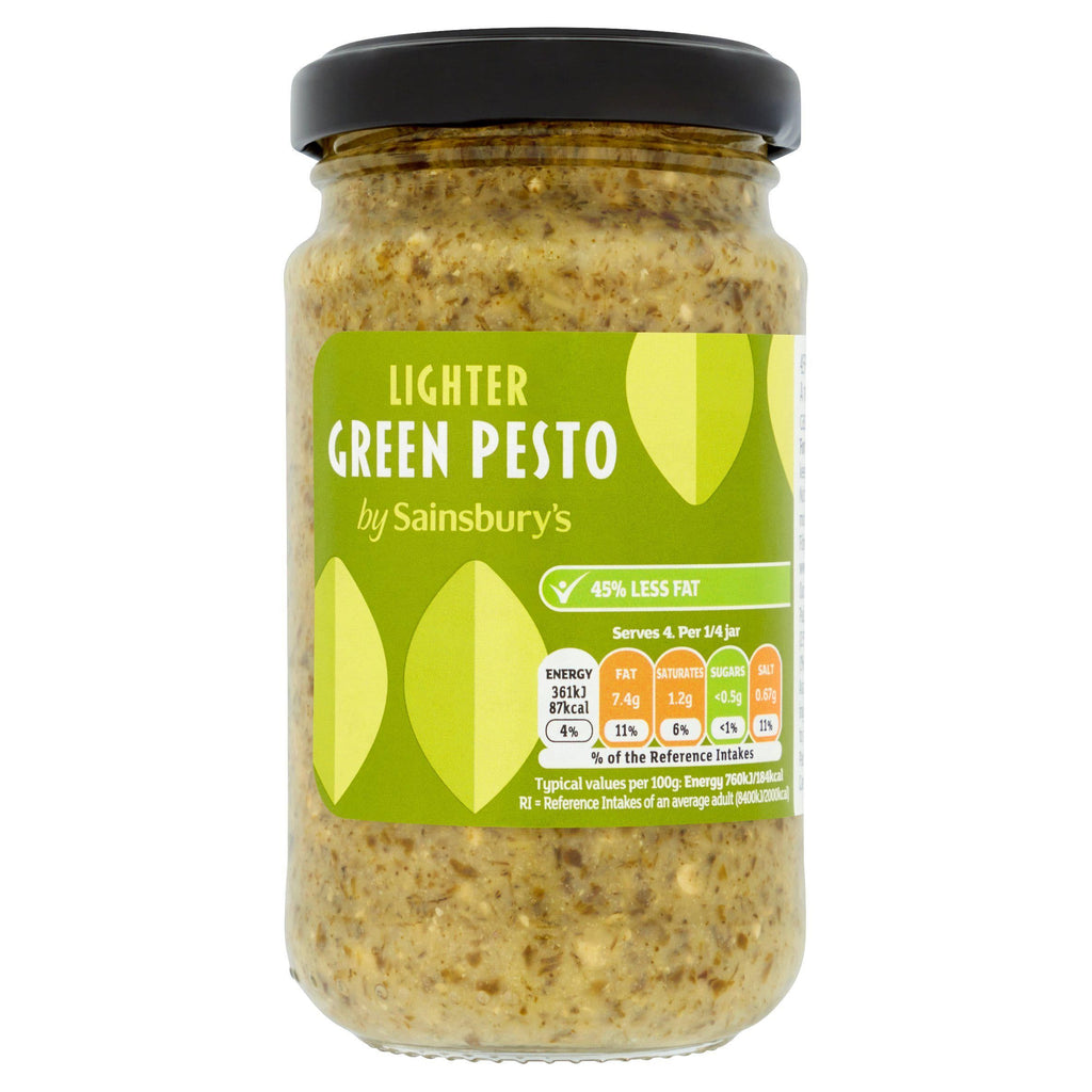 Sainsbury's Green Pesto, Light 190g