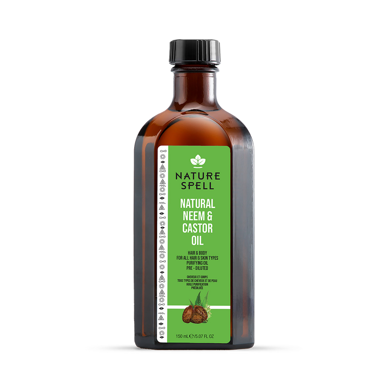 Nature Spell neem castor oil 150ml, UK version