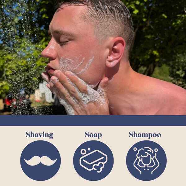 FFS Lazyfella exfoliating cleansing bar - British product