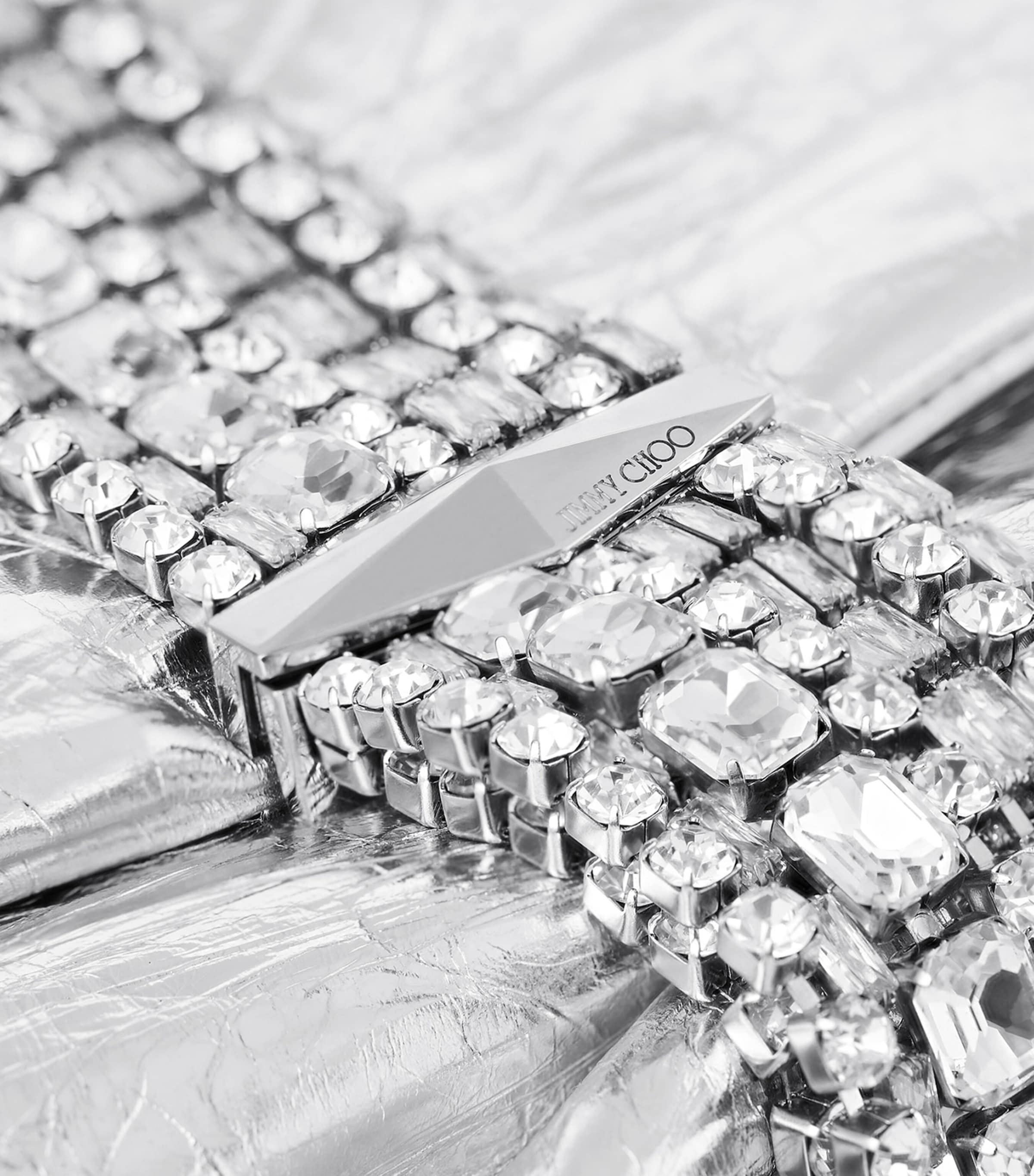 Jimmy Choo Zandra clutch bag with crystal belt - British product