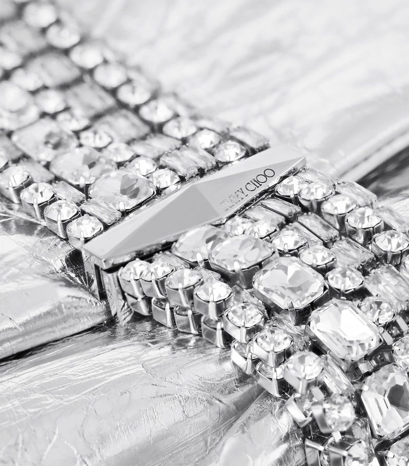 Jimmy Choo Zandra clutch bag with crystal belt - British product