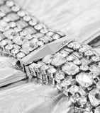 Jimmy Choo Zandra clutch bag with crystal belt - British product
