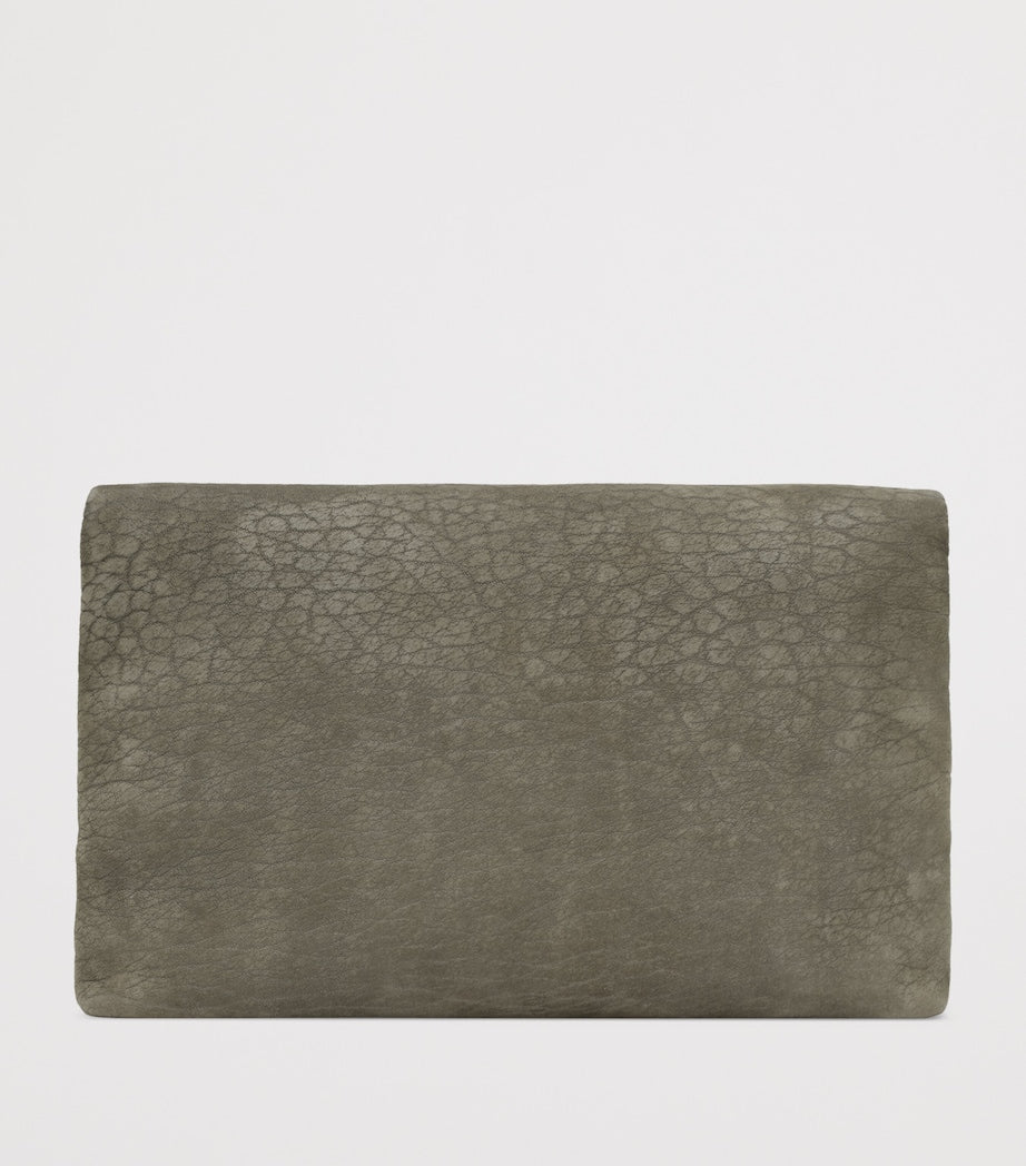 Pochette Cassandre Saint Laurent en cuir nubuck (marque britannique)