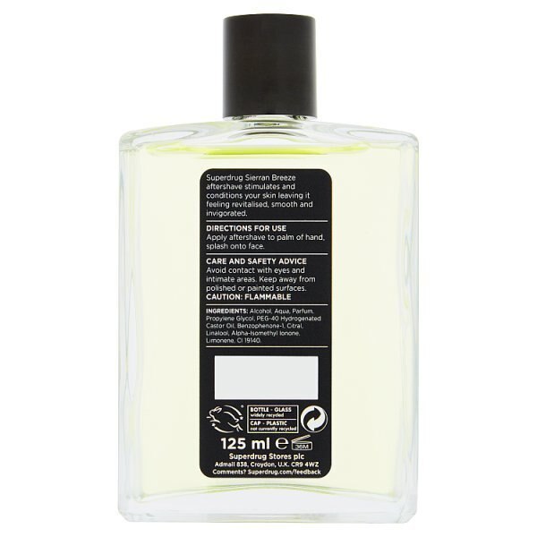 Superdrug After Shave Sierran Breeze 125ml GOODS Superdrug   