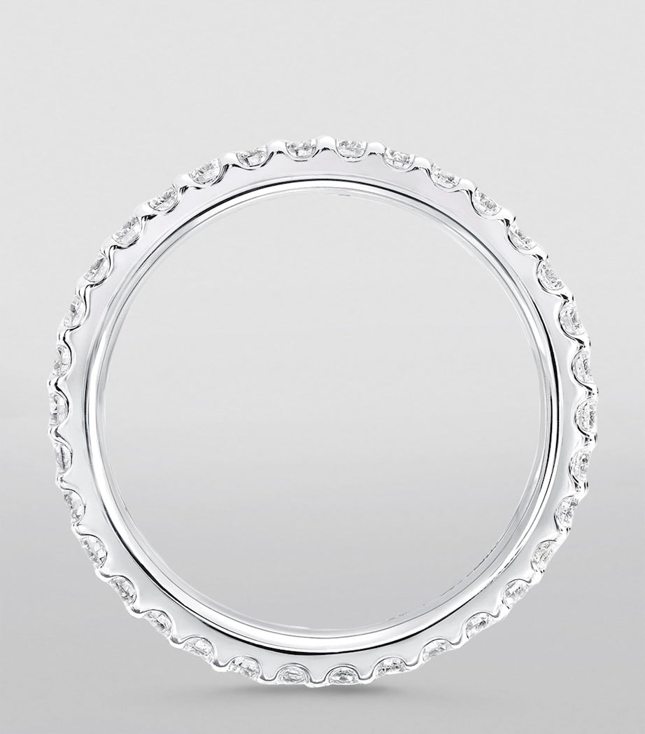 Graff white gold diamond eternity ring, UK version