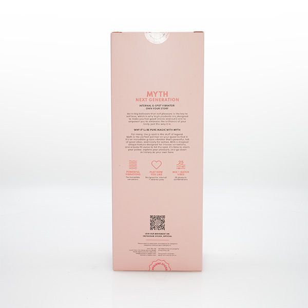 Vush Myth G-spot vibrator, imported from the UK