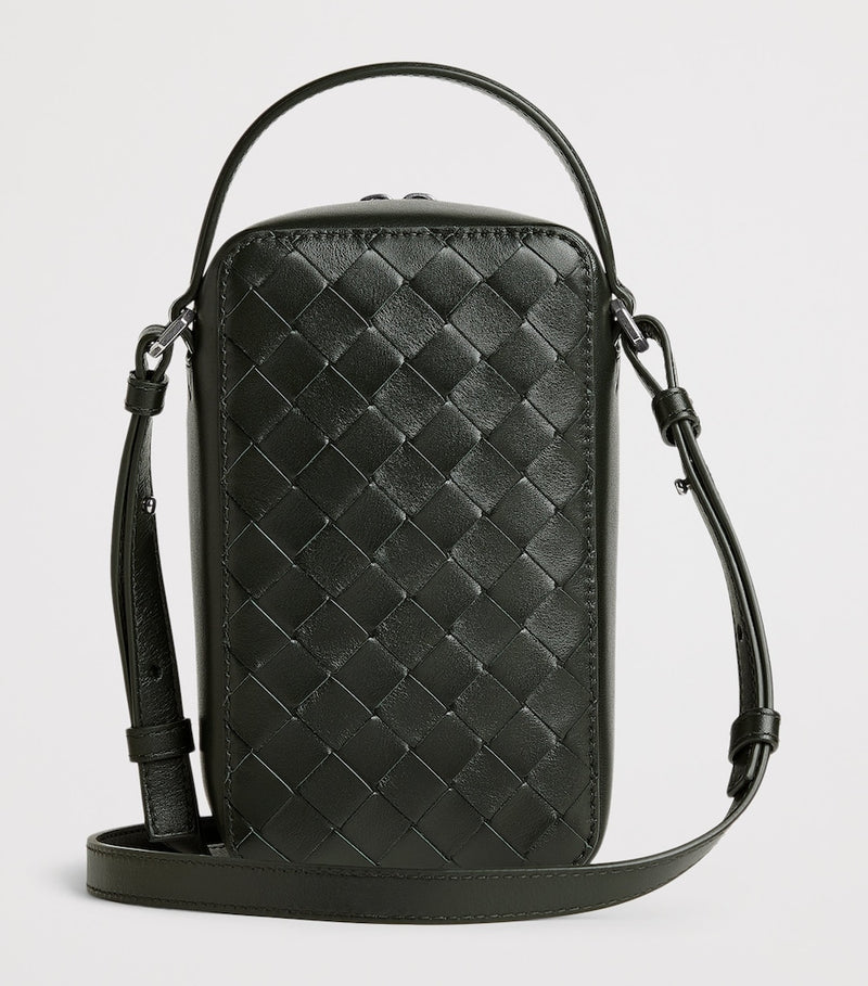 Bottega Veneta Intrecciato Getaway phone pouch with cross-body strap - British product