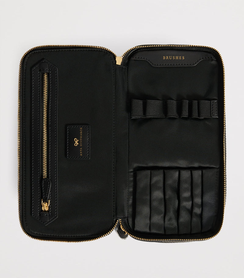 Anya Hindmarch Jacquard Logo Make-Up Pouch - British product