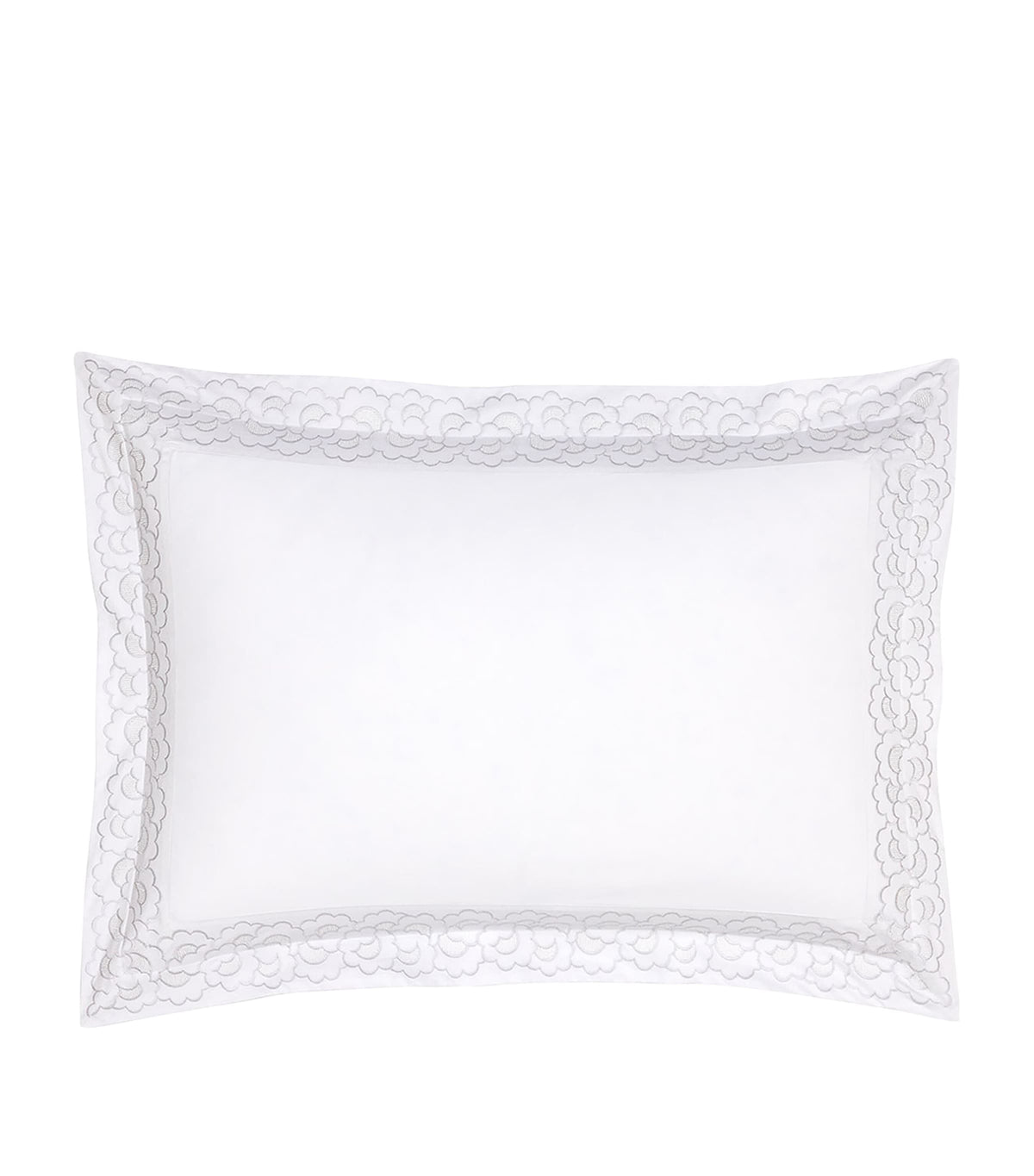 Yves Delorme Festons Standard Oxford pillowcase 50cm x 75cm (British brand)