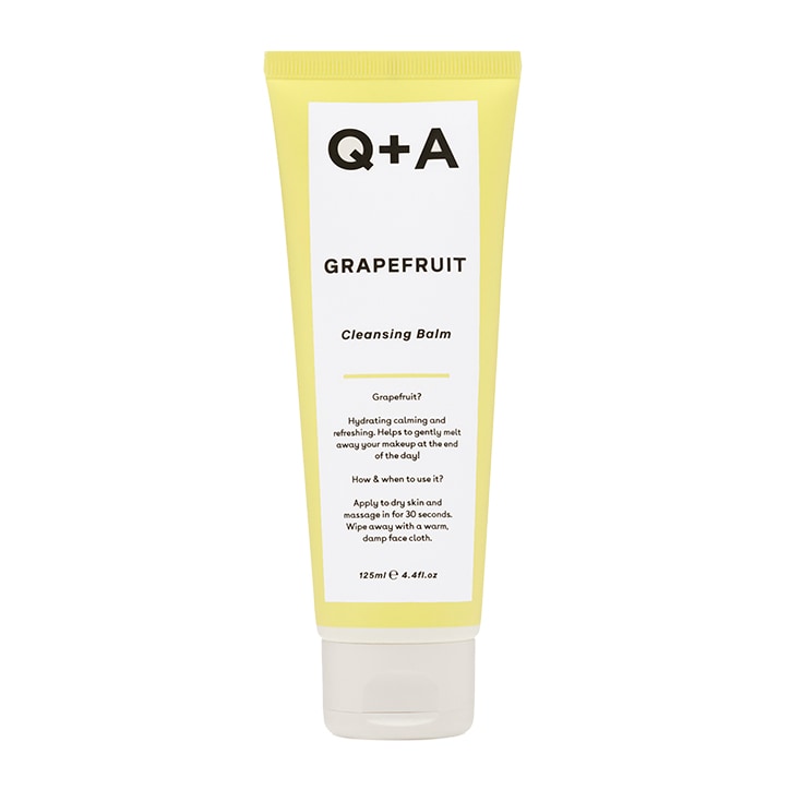 Q+A Grapefruit Cleansing Balm 125ml Cleanser & Toner Holland&Barrett   