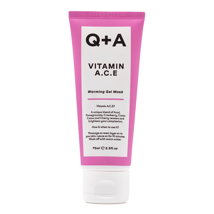 Q+A Vitamin A.C.E Warming Gel Mask 75ml