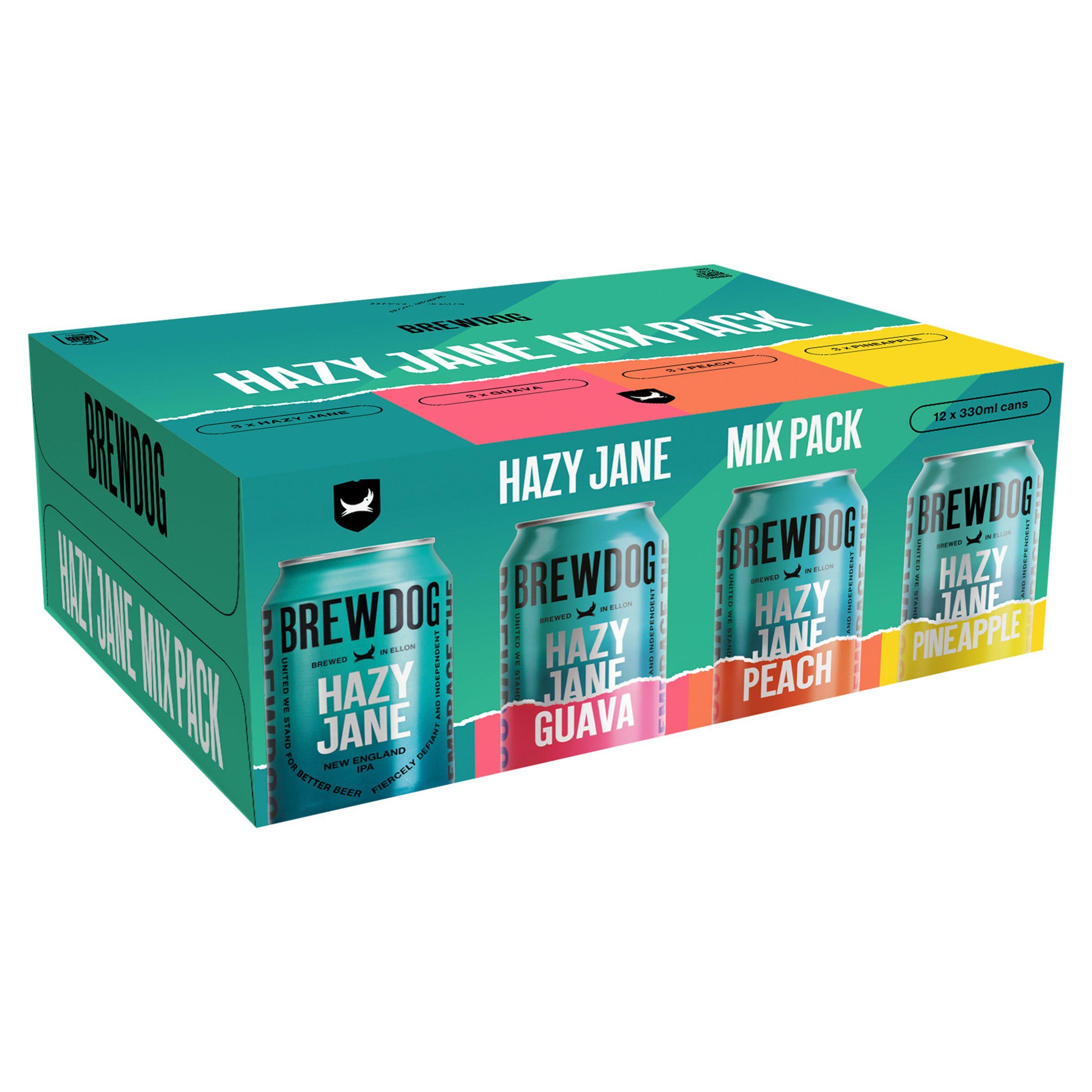 BrewDog Hazy Jane Mix 12x330ml GOODS Sainsburys   