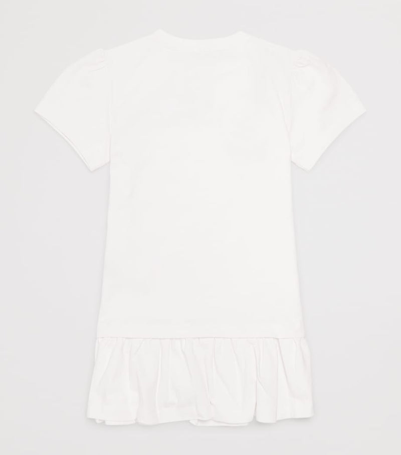 Missoni Kids cotton logo embellished dress 4-14 years, imported from the UK