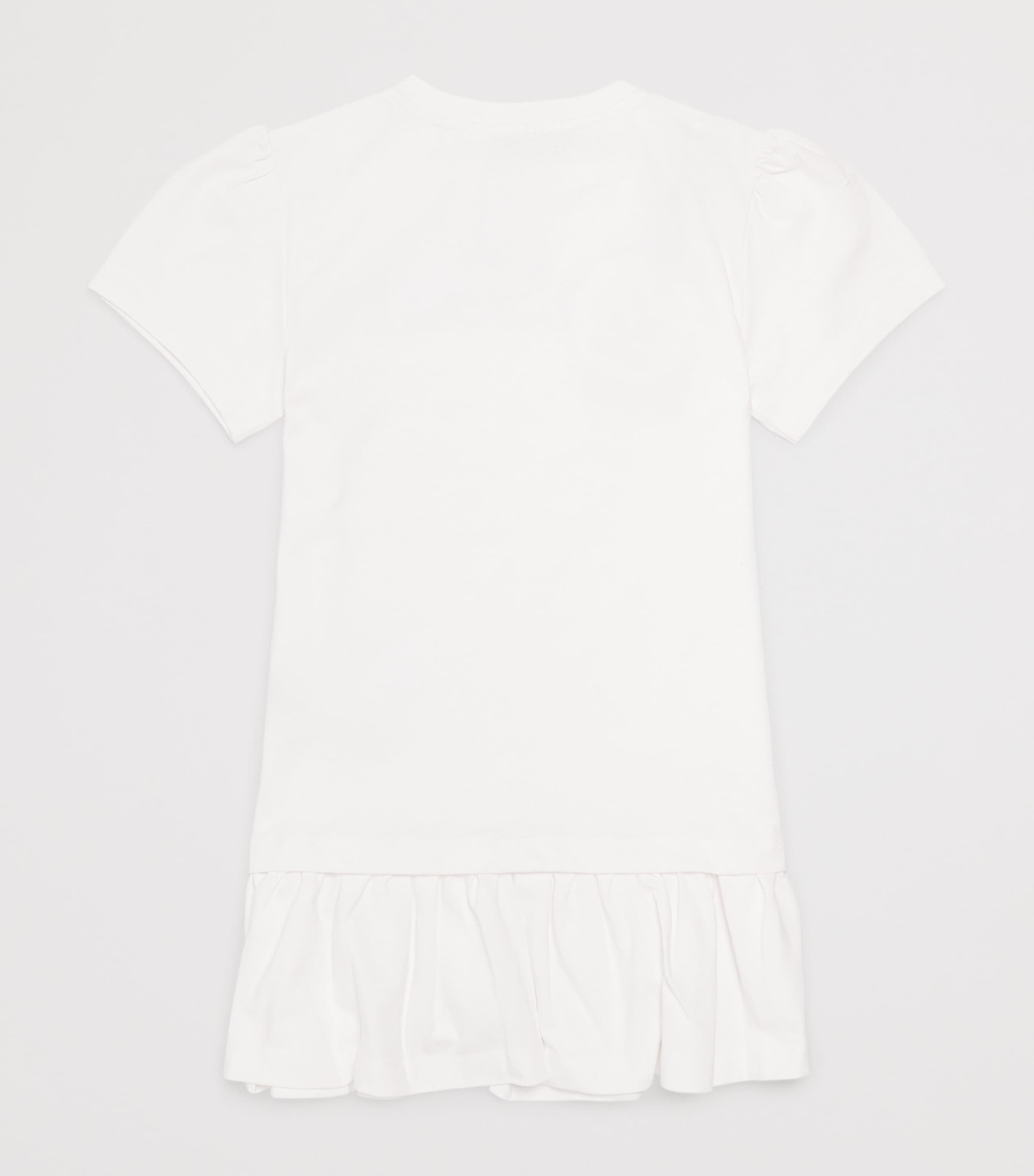 Missoni Kids cotton logo embellished dress 4-14 years, imported from the UK